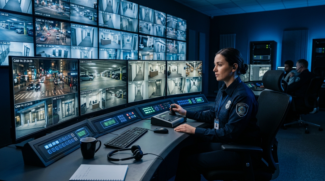 Professional surveillance monitoring center